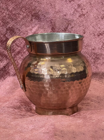 Copper spherical pitcher