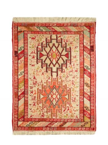 Mughan silk handmade rug