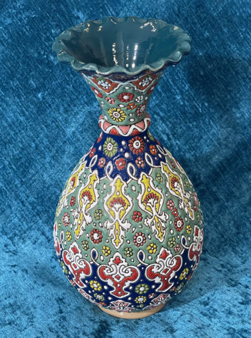 decorative pottery tulip vase