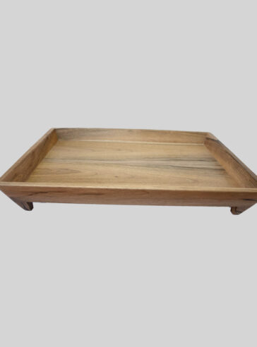 A tray made of tamarix wood