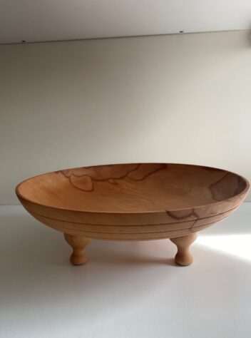 Fruit bowl made of beech wood